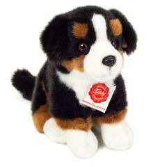 Teddy Hermann - Sitting Bernese Mountain Dog 21 cm (919728) / Toys