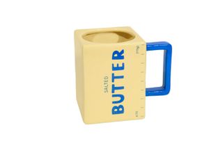 Doiy - Mug - Butter - Bright Yellow with a Blue Handle / Gadgets