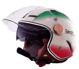 Κράνος Μηχανής Jet BEON B-122 (ΕΣ/ΚΗ ΦΥΜΕ ΖΕΛ/ΝΑ) CREAM/ITALIA