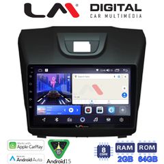 LM Digital - LM ZW8435 GPS Οθόνη OEM Multimedia Αυτοκινήτου για ISUZU DMAX 2012> (CarPlay/AndroidAuto/BT/GPS/WIFI)