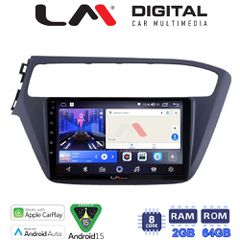 LM Digital - LM ZW8226 GPS Οθόνη OEM Multimedia Αυτοκινήτου για Hyundai i20 2019> (CarPlay/AndroidAuto/BT/GPS/WIFI)