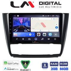 LM Digital - LM ZW8170B GPS Οθόνη OEM Multimedia Αυτοκινήτου για BMW σειρά 1 (E81 - E82 - E87 -E88) (CarPlay/AndroidAuto/BT/GPS/WIFI)