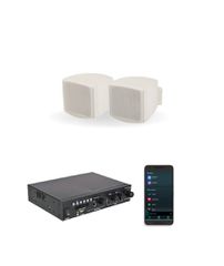 Adastra C25V+A200 Ενισχυτής με 2 Επιτοίχια Ηχεία 2,5'' (Σετ)