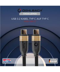 Oehlbach DATA LINK CC Καλώδιο USB 3.1 type C - type C 0,5 m (Τεμάχιο)-thumb-2