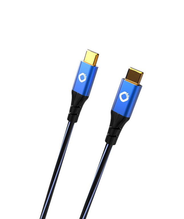 Oehlbach USB Plus CC Καλώδιο USB 3.1 Type C - Type C 1m Blue (Τεμάχιο)