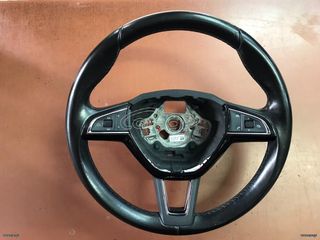 ΓΝΗΣΙΟ ΤΙΜΟΝΙ ΔΕΡΜΑ ΜΕ ΧΕΙΡΙΣΤΗΡΙΑ SKODA OCTAVIA 2013-2019-thumb-1