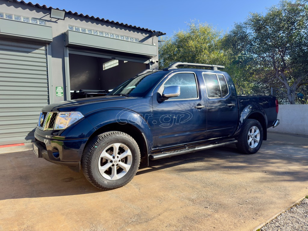 Nissan Navara 2008 ΕΛΛΗΝΙΚΟ D40 2.5cc  ΔΙΠΛΟΚΑΜΠΙΝΟ 200HP