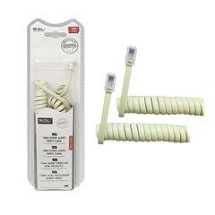Καλώδιο γραμμής τηλεφώνου σπιράλ - 4P4C - 4m - 097060 - Beige