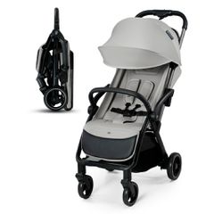Kinderkraft Αυτόματο Αναδιπλούμενο Καρότσι Apino Dove Grey