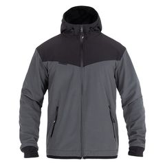 John Doe Hoodie V3 Softshell Rip-Stop grey/black - 4XL
