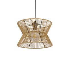 Boho Κρεμαστό Φωτιστικό Οροφής με Ντουί 1 x E27 AC 220-240V IP20 - Μπεζ - M30 x Π30 x Υ21cm
