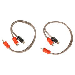 Autoconnect L1RCAY2F1MT 2 Female 1 Male Twisted RCA Splitters 0.3m ζεύγος