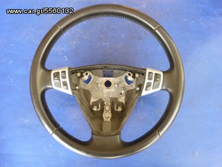 SAAB 9-3 AERO '03-'07 ΔΕΡΜΑΤΙΝΟ ΤΙΜΟΝΙ - ΒΟΛΑΝ ΜΕ ΧΕΙΡΙΣΤΗΡΙΑ