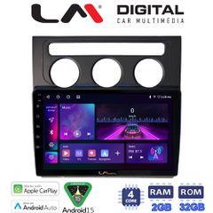 LM Digital - LM ZA4511B GPS Οθόνη OEM Multimedia Αυτοκινήτου για VW Touran 2003 > 2010 (CarPlay/AndroidAuto/BT/GPS/WIFI/GPRS)