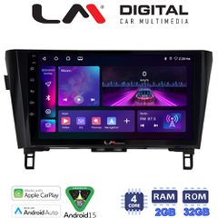 LM Digital - LM ZA4473 GPS Οθόνη OEM Multimedia Αυτοκινήτου για NISSAN QASHQAI & XTRAIL 2014> (CarPlay/AndroidAuto/BT/GPS/WIFI/GPRS)