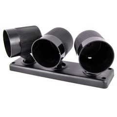 Βάση Για Όργανα Ταμπλό Τριπλή (3 x 50mm) Ρυθμιζόμενη Μαύρη Auto Gauge