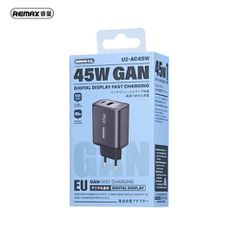 REMAX U2-AC 45W FAST CHARGER-thumb-1