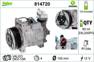 Συμπιεστής / Κομπρεσέρ Kλιματισμού VALEO VAL814720 για SUBARU IMPREZA - FORESTER-thumb-4