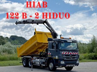 Γερανοί - Φορτηγά Με Γερανό Mercedes-Benz 2014 ACTROS 2636 * HIAB 122 B-2 HIDUO + ΤΗΛΕΧΕΙΡΙΣΤΗΡΙΟ * 6x4