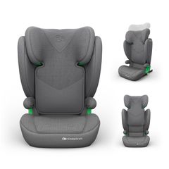 Kinderkraft Junior Fix 2 Plus Κάθισμα Αυτοκινήτου i-Size 100-150cm Grey