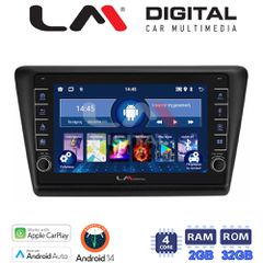 LM Digital - LM ZG4487 GPS Οθόνη OEM Multimedia Αυτοκινήτου για Skoda Rapid 2013-2017 (CarPlay/AndroidAuto/BT/GPS/WIFI/GPRS)