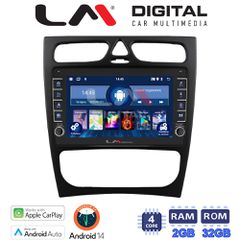 LM Digital - LM ZG4171 GPS Οθόνη OEM Multimedia Αυτοκινήτου για MERCEDES C (W203) - CLK (W208) (CarPlay/AndroidAuto/BT/GPS/WIFI/GPRS)