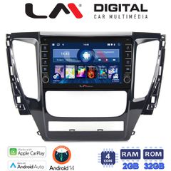 LM Digital - LM ZG4992 GPS Οθόνη OEM Multimedia Αυτοκινήτου για Mitsubishi Pajero 2014> (CarPlay/AndroidAuto/BT/GPS/WIFI/GPRS)