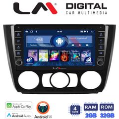 LM Digital - LM ZG4170 GPS Οθόνη OEM Multimedia Αυτοκινήτου για BMW σειρά 1 (E81 - E82 - E87 -E88) (CarPlay/AndroidAuto/BT/GPS/WIFI/GPRS)
