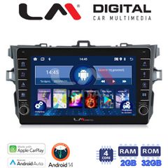 LM Digital - LM ZG4063 GPS Οθόνη OEM Multimedia Αυτοκινήτου για TOYOTA COROLLA 2006>2012 (CarPlay/AndroidAuto/BT/GPS/WIFI/GPRS)