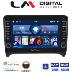 LM Digital - LM ZG4078 GPS Οθόνη OEM Multimedia Αυτοκινήτου για AUDI TT 2007 > 2014 (CarPlay/AndroidAuto/BT/GPS/WIFI/GPRS)