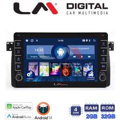 LM Digital - LM ZG4052 GPS Οθόνη OEM Multimedia Αυτοκινήτου για BMW Σειρά 3 (E46) 1998>2005 (CarPlay/AndroidAuto/BT/GPS/WIFI/GPRS)