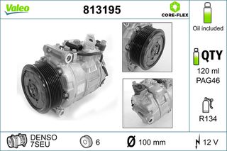 Συμπιεστής / Κομπρεσέρ Kλιματισμού VALEO VAL813195 για MERCEDES-BENZ C-CLASS, E-CLASS-thumb-4