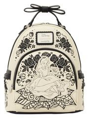 Alice in Wonderland Embroidered Floral Mini Backpack