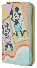 Mickey & Minnie Beach Fun Zip Around Wallet-thumb-1