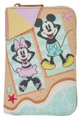 Mickey & Minnie Beach Fun Zip Around Wallet