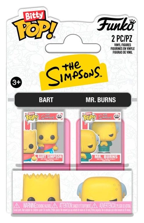 Simpsons Bitty POP! Vinyl Figures 2-Pack B & Mr. B 2 cm