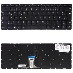Deutsche Tastatur für Laptop - German Laptop Keyboard για Lenovo Yoga 710-14IKB - Model/Type : 80V4 MP16H5AS PM4CB SN20K82245 DE No Frame Backlight Black ( Κωδ.40531DENOFRBL )