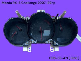 MAZDA RX-8 CHALLENGE 2004-2012 ΜΕΤΑΧΕΙΡΙΣΜΕΝΑ ΑΝΤΑΛΛΑΚΤΙΚΑ ( πίνακας οργάνων οδηγού καντράν με κωδικό FE15-55-471 [ FE16 ] κατάλληλο για αυτοκίνητα με κινητήρες 1.3cc 192hp )
