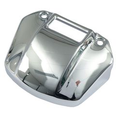 MCS Headlamp bracket cover. with cut-out. Chrome