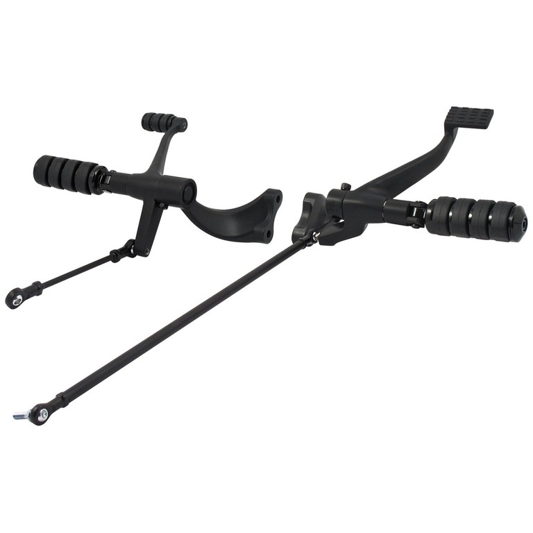 MCS Evo XL forward control kit. ISO pegs. Black