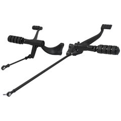 MCS Evo XL forward control kit. ISO pegs. Black