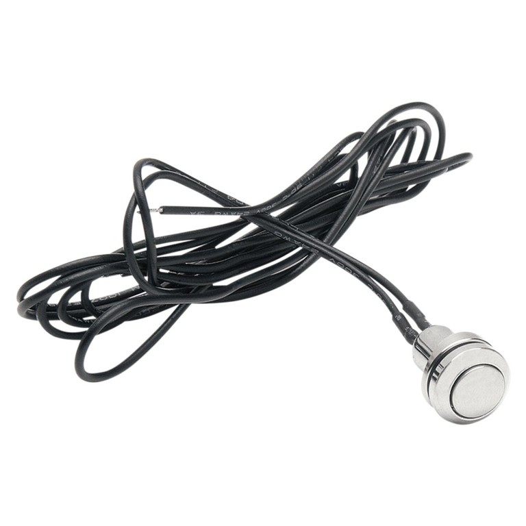 MCS Smooth push button switch. Chrome