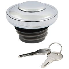 MCS Gas cap vented with lock, chrome