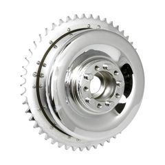 MCS 58-62 B.T. Rear brake drum & sprocket. Chrome
