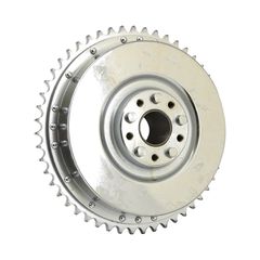MCS 67-72 B.T. Rear brake drum & sprocket. Chrome