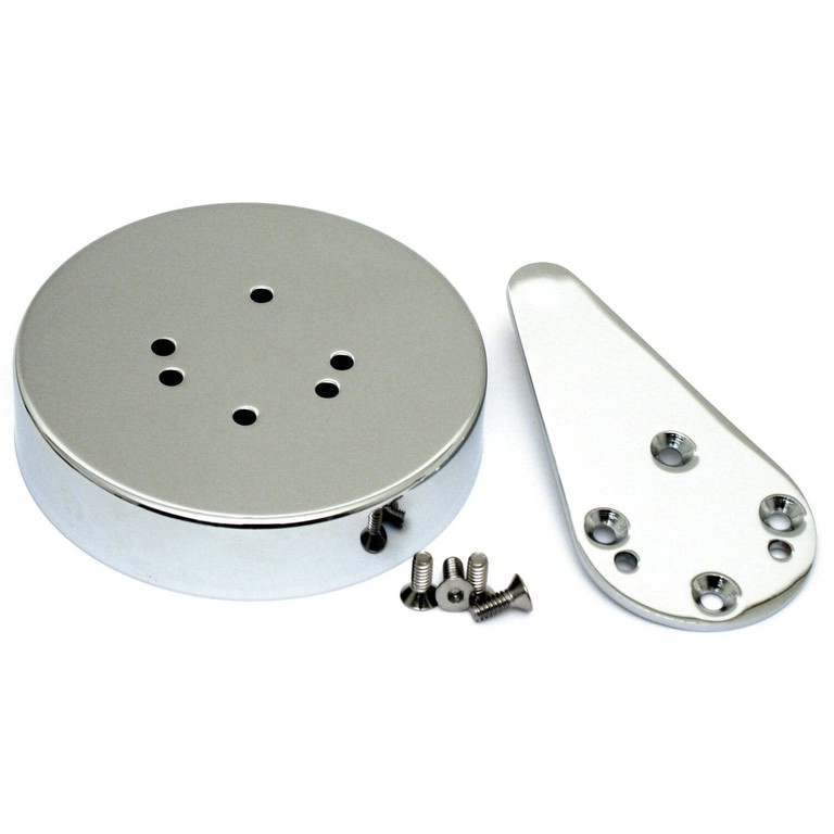 MCS Dust shield & shift lever kit. Chrome