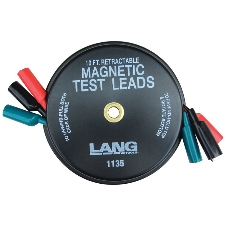 Lang Tools Lang Tools, retractable electrical test lead. Magnetic