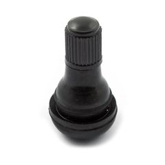 MCS Press-in tubeless valve stem. plastic black cap