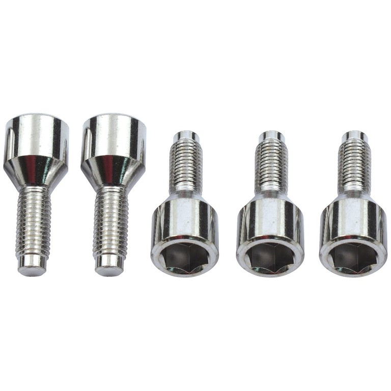 MCS Mounting bolt, brake drum,. Chrome
