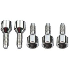 MCS Mounting bolt, brake drum,. Chrome